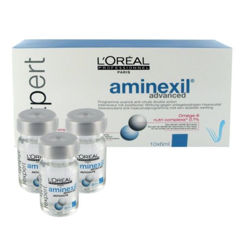 Ολοκληρωμένη θεραπεία με αμπούλες Aminexil, κατά της τριχόπτωσης, 10 x 6ML.