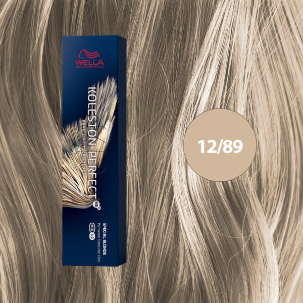 Η επαγγελματική βαφή μαλλιών Koleston Perfect απόχρωση 12/89 Special Blonde Φυσικό .