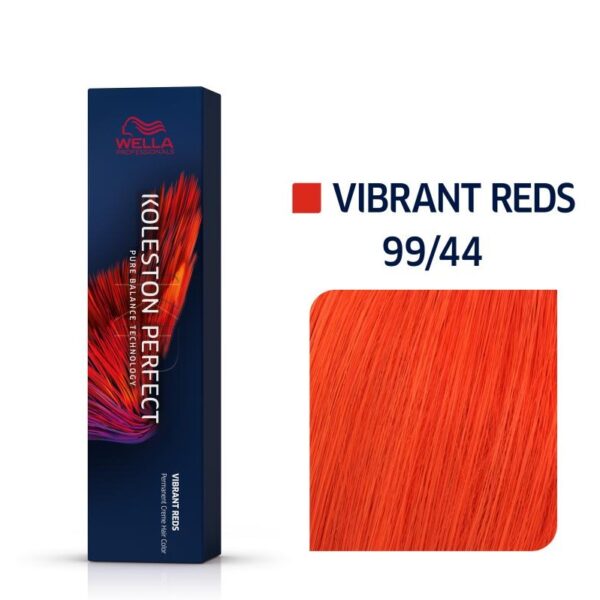 Η επαγγελματική βαφή μαλλιών Koleston Perfect απόχρωση 99/44 Vibrant Reds Πολύ Ανοιχτό Ξανθό Έντονο Κόκκινο.