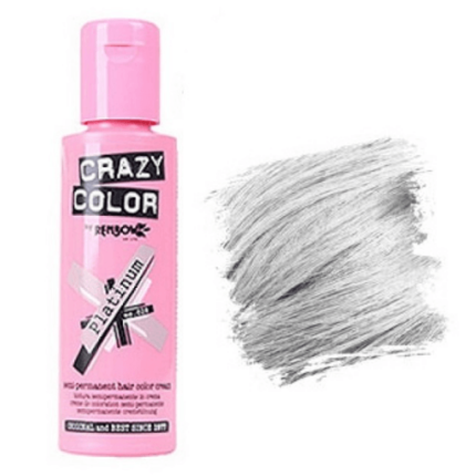 Crazy Color Semi Permanent Hair Color Pinkissimo ημιμόνιμη κρέμα βαφή  πλατινέ No28 100ml.