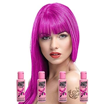 Crazy Color Semi Permanent Hair Color Pinkissimo ημιμόνιμη κρέμα βαφή  ροζ φουξ No42 100ml